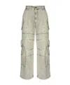 Versace Multi-pocket Wide-leg Jeans In Nude