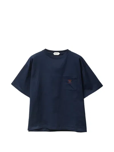Versace Pocket T-shirt In Blue