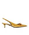 Versace Metallic Slingback Pumps