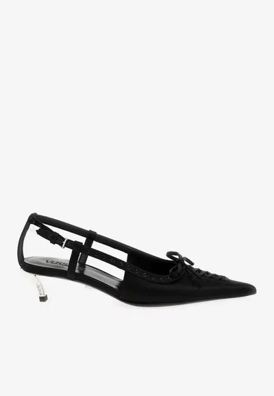 VERSACE POINTED TOE PUMPS