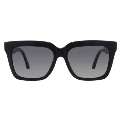 Versace Polarized Grey Square Ladies Sunglasses Ve4498 Gb1/t3 55 In Black