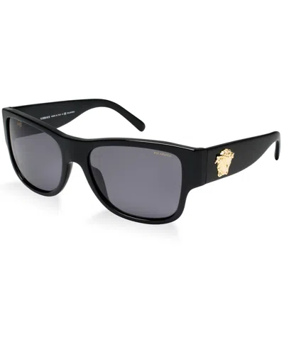 Versace Polarized Polarized Sunglasses , Ve4275 In Black,grey Polar