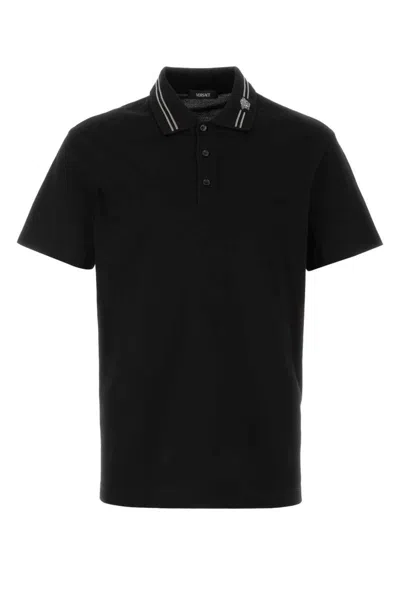 Versace Polo In Black