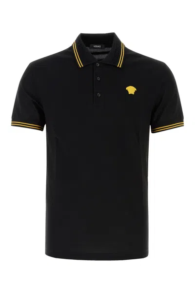 Versace Polo-s Nd  Male In Black