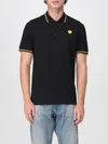 Versace Polo Shirt  Men Color Black In Black