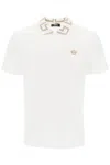 VERSACE POLO SHIRT WITH GRECA COLLAR