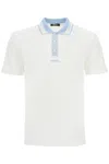 VERSACE POLO SHIRT WITH GREEK MOTIF