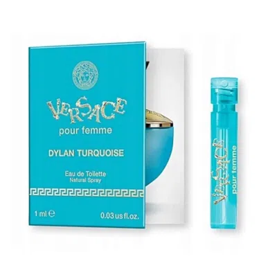 Versace Pour Femme Dylan Turquoise Eau De Toilette 0.03 oz 1ml Spray