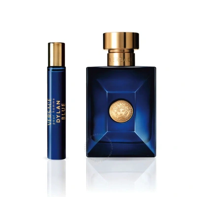 Versace Pour Homme Dylan Blue Gift Set Fragrances 8011003870271 In Black / Blue / Violet