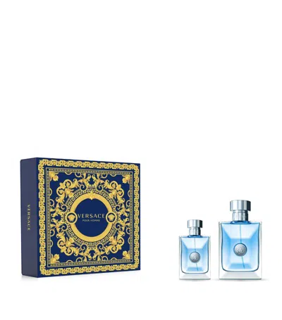 Versace Pour Homme Eau De Toilette Fragrance Gift Set (100ml) In Multi