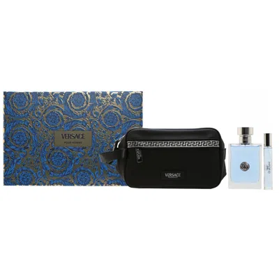 Versace Pour Homme Set 3.4 oz Edt/0.3 oz Edt/bag