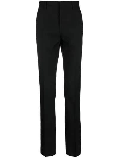 Versace Premium Black Wool Trousers For Men