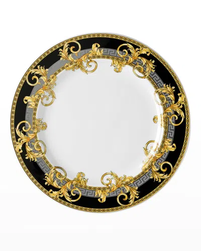 Versace Rosenthal Meets  Prestige Gala Dinner Plate In Gray
