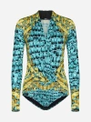 VERSACE PRINT VISCOSE BODYSUIT