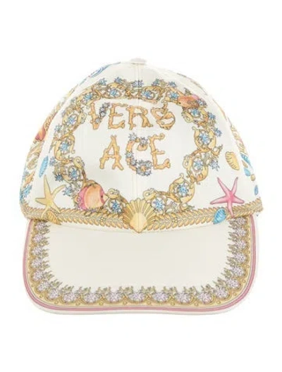 Pre-owned Versace Printed Baseball Cap In Neutrals