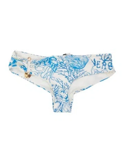 Pre-owned Versace Printed Bottoms W/ Tags In Multicolor