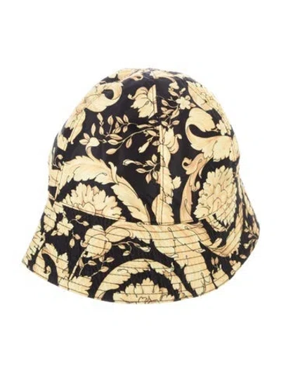 Pre-owned Versace Printed Bucket Hat In Multi