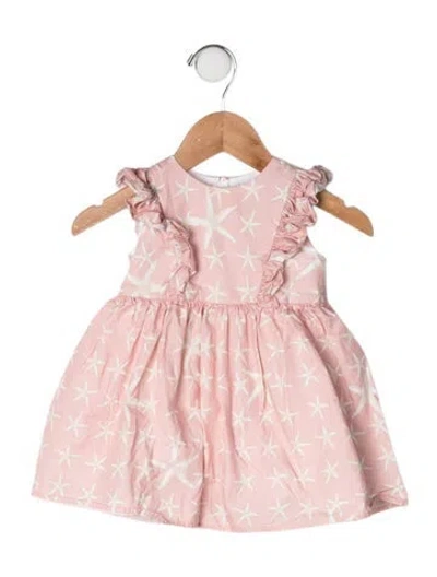 Pre-owned Versace Babies' Printed Casual Dress In Pink