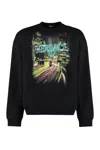 Versace Printed Cotton Crew-neck Sweatshirt