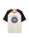 Versace Printed Cotton-jersey Regular T-shirt In Neutral