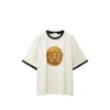 Versace Printed Cotton-jersey Regular T-shirt In White