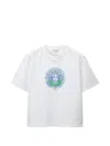 Versace Printed Cotton-jersey T-shirt In White