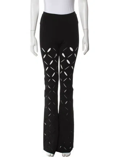 Pre-owned Versace Printed Flared Pants W/ Tags In Multi