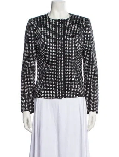 Pre-owned Versace Printed Jacket In Black