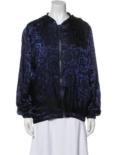 Pre-owned Versace Printed Jacket In Multi