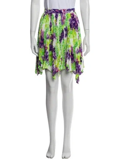 Pre-owned Versace Printed Knee-length Skirt In Blue