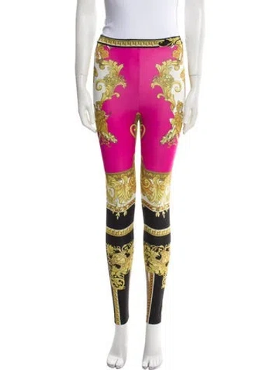 Pre-owned Versace Printed Lounge Set In Yellow