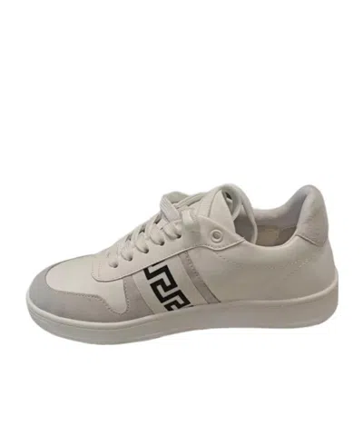 Versace Printed Low-cut Casual Shoes In Nude