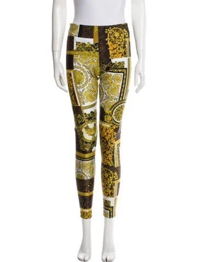 Pre-owned Versace Printed Pajamas In Yellow