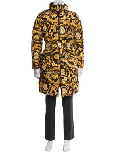 Pre-owned Versace Printed Parka In Multi