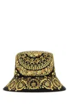 Versace Men Printed Polyester Bucket Hat