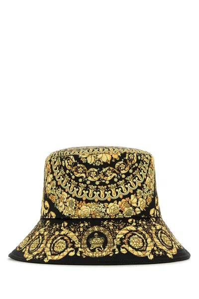 Versace Polyester Printed Bucket Hat