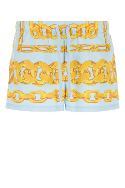 Versace Printed Polyester Swimming Shorts