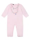 Versace Printed Romper In Pink