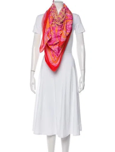 Pre-owned Versace Printed Scarf