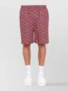 Versace Printed Shorts Featuring Elastic Waistband