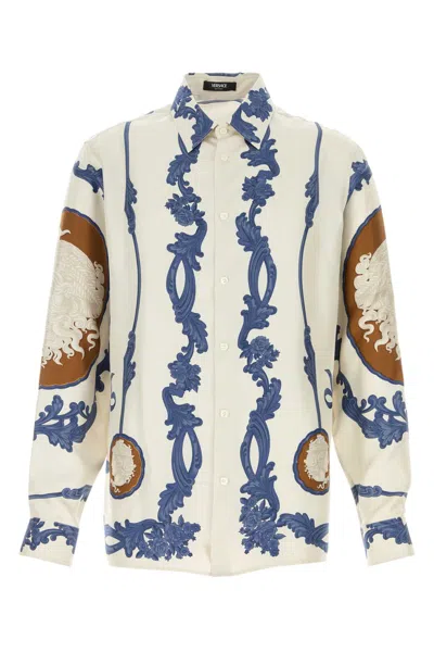 Versace Printed Silk Shirt