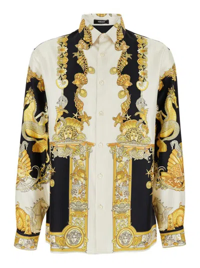 Versace Printed Silk Shirt