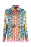 VERSACE VERSACE PRINTED SILK SHIRT