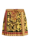 Versace Mini Jupe Plissée Barocco