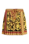 Versace Mini Jupe Plissée Barocco