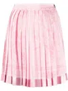Versace Pleated Satin-trimmed Floral-print Crepe De Chine Mini Skirt