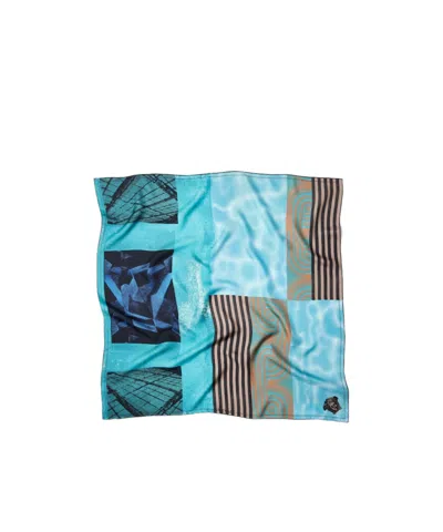 Versace Printed Silk Twill Scarf 90 Cm In Burgundy