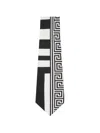 Versace Printed Silk Twill Tie In Black