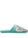 Versace Printed Slip-on Slippers