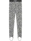 Versace Dalmatian Legging Fuseau In White